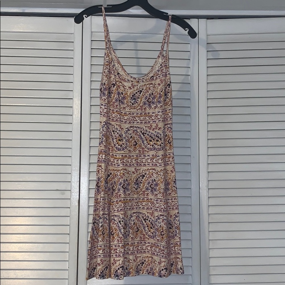 Multicolored pattern sleeveless Billabong dress